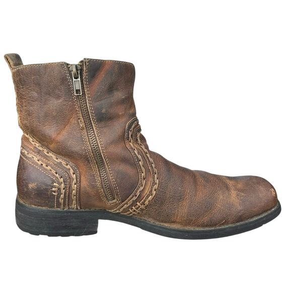 Bed Stu Mens Revolution Brown Distressed Chelsea Boots Size US 9.5 - Picture 4 of 11